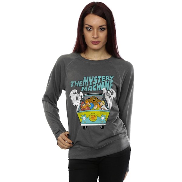 Scooby Doo Dam/Kvinnor Mystery Machine Sweatshirt XXL Charcoal Charcoal XXL