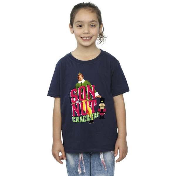 Elf Girls Son Of A Nutcracker Bomull T-shirt 12-13 År Marinblå B Navy Blue 12-13 Years