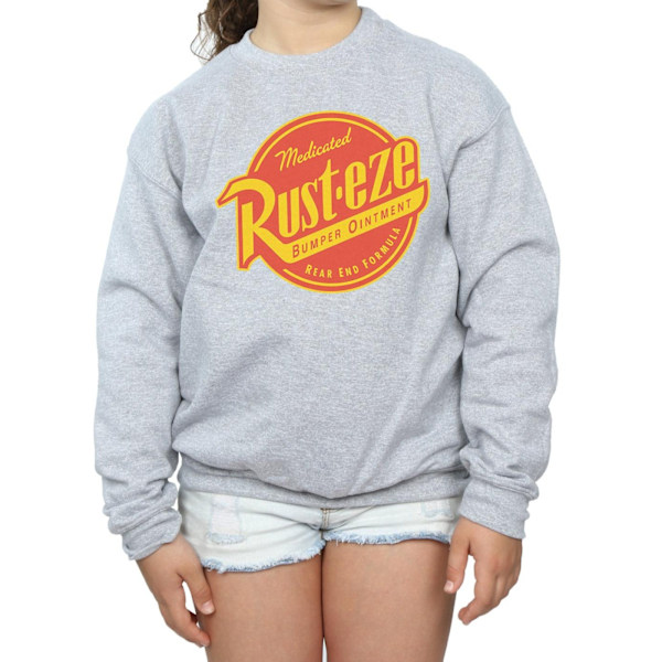 Disney Girls Cars Rust-Eze Logo Sweatshirt 5-6 år Sports Grå Sports Grey 5-6 Years