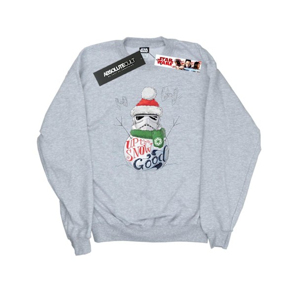 Star Wars Stormtrooper Up To Snow Good Sweatshirt 4XL Spor Sports Grey 4XL