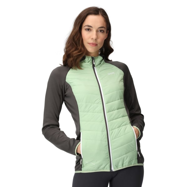 Regatta Womens/Ladies Andreson VIII Hybrid Jacket 8 UK Quiet Gr Quiet Green/Seal Grey 8 UK