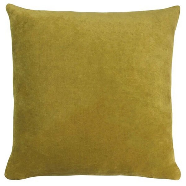 Furn Solo Sammets Kuddfodral Kvadratisk En Storlek Oliv Olive One Size