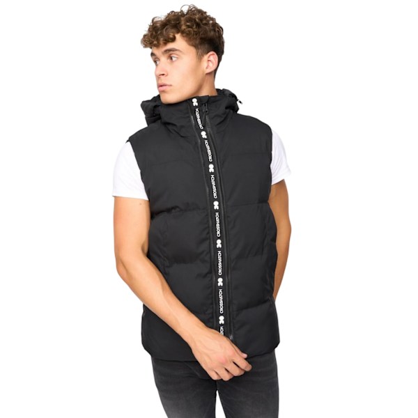 Crosshatch Hanjo Väst Herr M Svart Black M