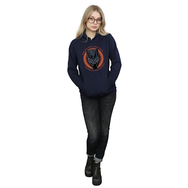 Marvel Womens/Ladies Black Panther Made in Wakanda Röd Hoodie X Navy Blue XL