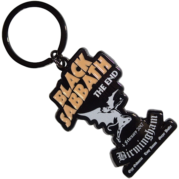 Black Sabbath The End Nyckelring One Size Svart/Beige/Grå Black/Beige/Grey One Size