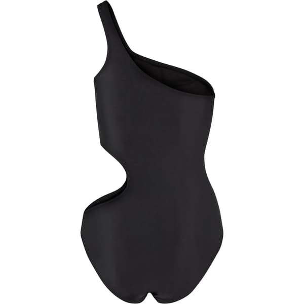 Urban Classics Dam/Dam Asymmetrisk Baddräkt med Utskärningar Black M
