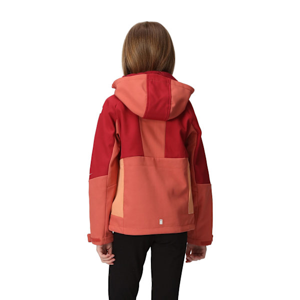 Regatta Haydenbury Softshelljacka för barn 5-6 år M Mineral Red/Rumba Red 5-6 Years