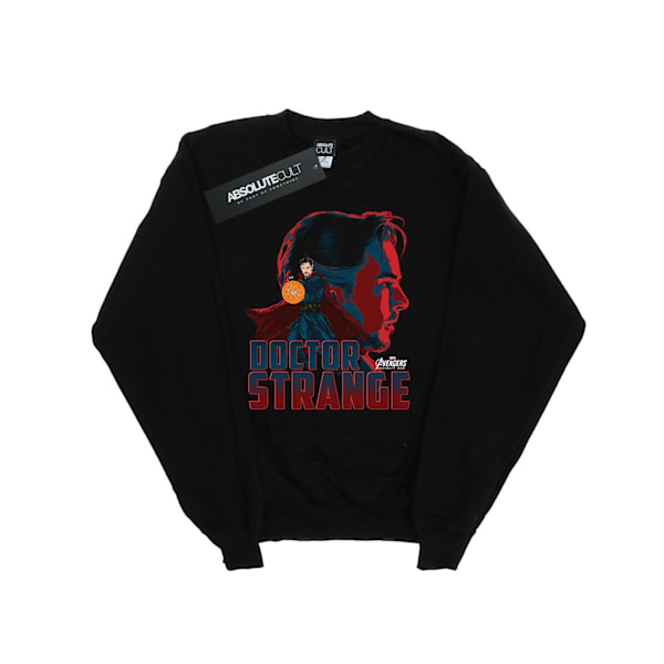 Marvel Boys Avengers Infinity War Doctor Strange Karaktär Sweatshirt Black 5-6 Years