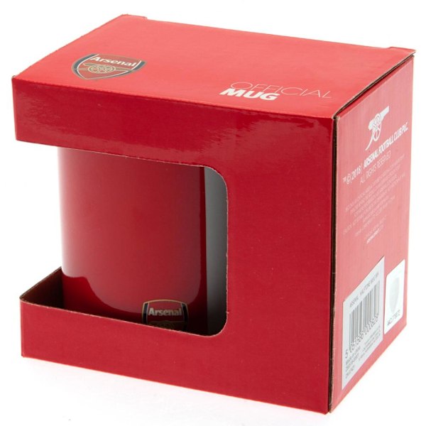 Arsenal FC Fade Design Keramisk Mugg I Tryckt Kartong 9 x 8cm Navy/Red/White 9 x 8cm