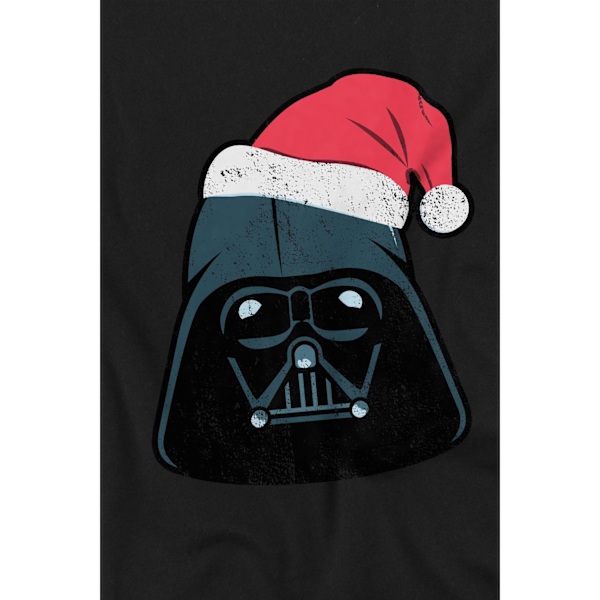 Star Wars Barn/Kids Darth Vader Jultomte Jul T-Shirt 3- Black 3-4 Years