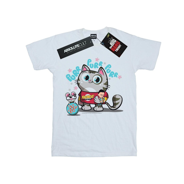 The Big Bang Theory Dam/Damer Bazinga Kitty Bomull Pojkvän White 3XL