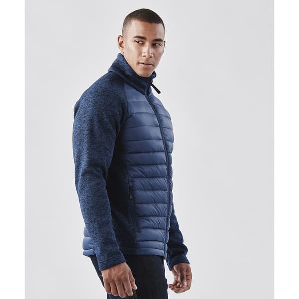Stormtech Mens Narvik Lättvikts Vadderad Jacka L Indigo Heather Indigo Heather L