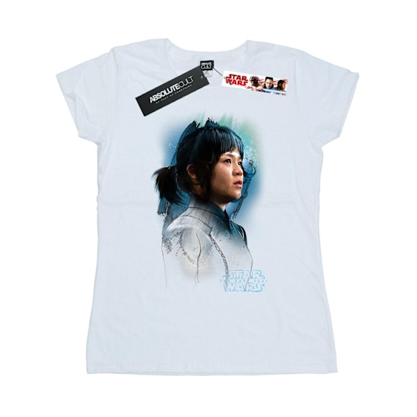 Star Wars Dam/Kvinnor The Last Jedi Rose Tico Borstad Bomull White L