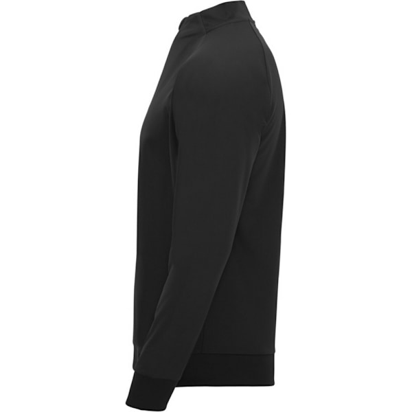 Roly Unisex Epiro Quarter Zip Långärmad Sweatshirt M S Solid Black M