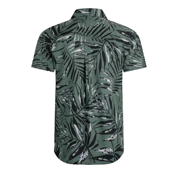 Weird Fish Holborn Hawaiian Eco Viscose Skjorta för män 4XL Army Gre Army Green 4XL
