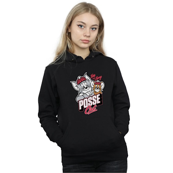 Tom And Jerry Dam/Damer Posse Cat Hoodie XXL Svart Black XXL