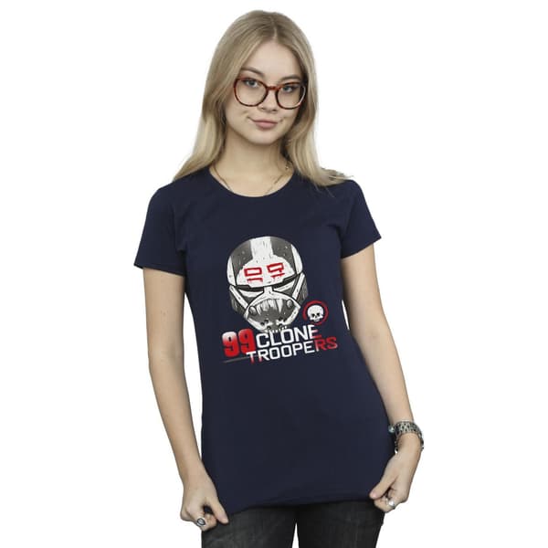 Star Wars Dam/Kvinnor The Bad Batch 99 Clone Troopers Bomull Navy Blue L