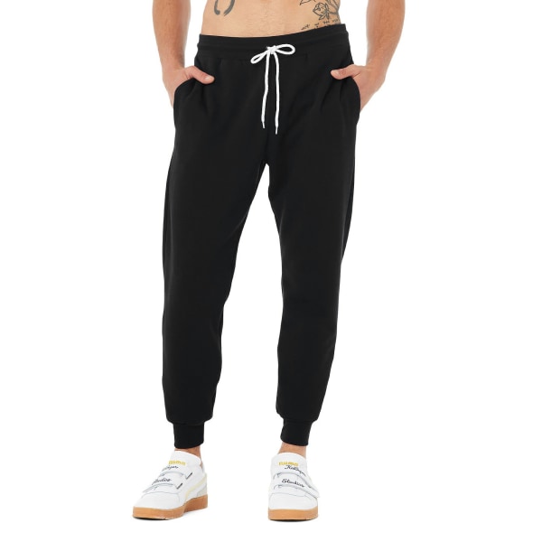 Bella + Canvas Unisex Jogger Sweatpants S Svart Black S