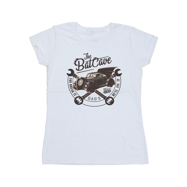 Batman Dam/Dam Batcave Bomulls T-shirt M Vit White M