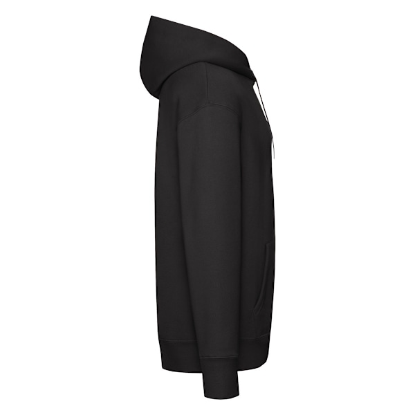 Fruit of the Loom Premium Hoodie för män 4XL Svart Black 4XL