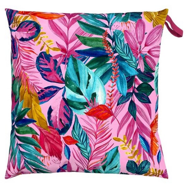 Furn Psychedelic Jungle Outdoor Cover 70cm x 70cm Rosa/ Pink/Blue/Green 70cm x 70cm