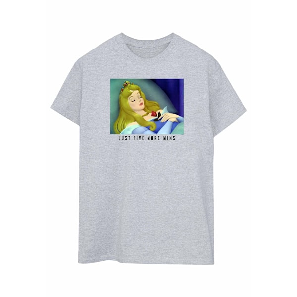 Disney Princess Dam/Damer T-shirt Sleeping Beauty Fem Minuter Till Sports Grey 3XL