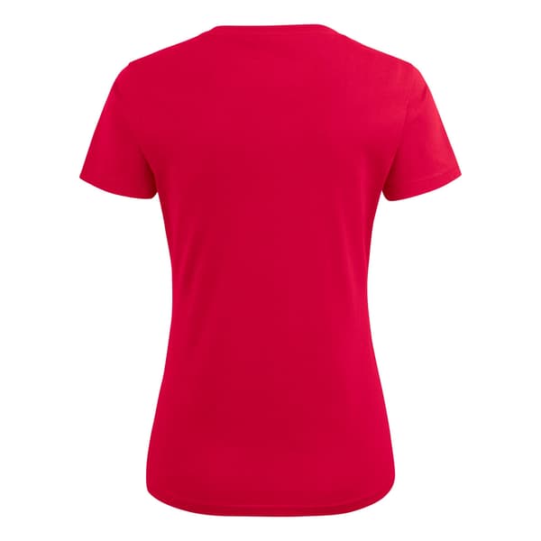 Printer Dam/Dam V-ringad T-shirt XS Röd Red XS