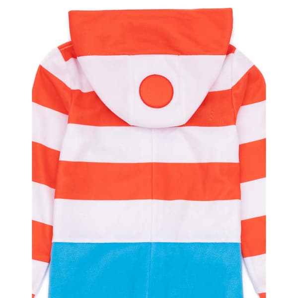 Var är Wally? Barn/Barn Kostym Pyjamas 7-8 År Blå/Röd Blue/Red 7-8 Years