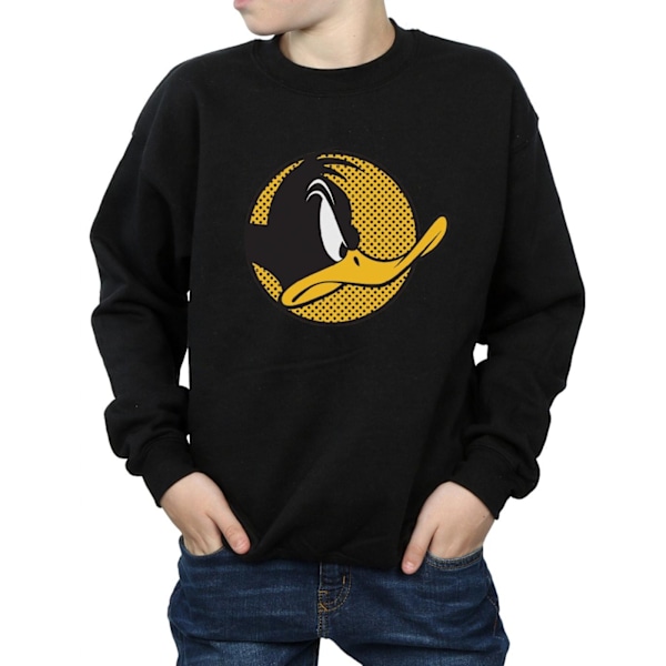 Looney Tunes Pojkar Daffy Duck Prickig Profil Sweatshirt 5-6 År Black 5-6 Years