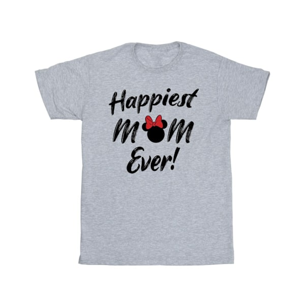 Disney Boys Minnie Mouse Happiest Mom Ever T-Shirt 5-6 år Sp Sports Grey 5-6 Years