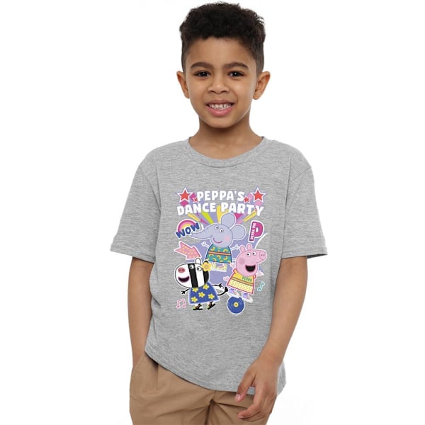 Greta Gris Barn/Kids Dansparty T-Shirt 7-8 År Sport He Sport Heather 7-8 Years