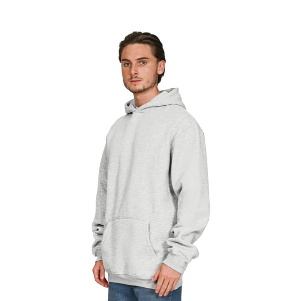 Casual Classics Herr Ringspun Bomull Hög Oversized Hoodie L As Ash Grey L