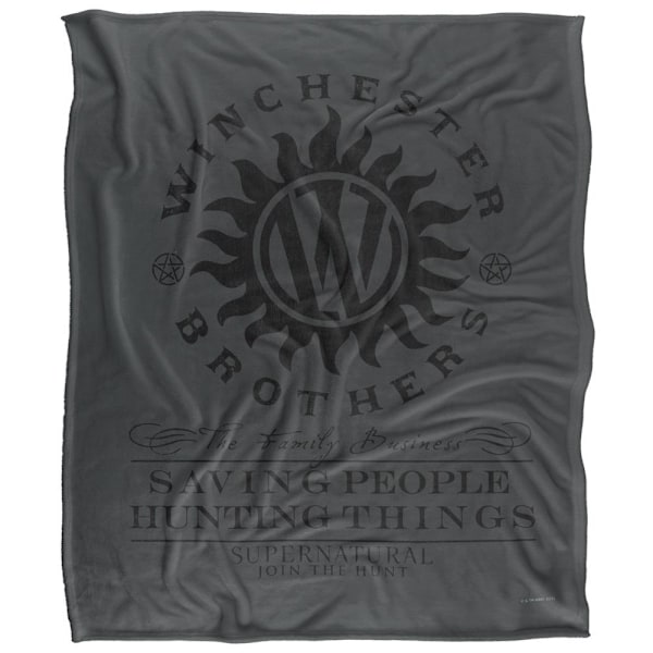 Supernatural Winchester Bros Logofilt En Storlek Flerfärgad Multicoloured One Size