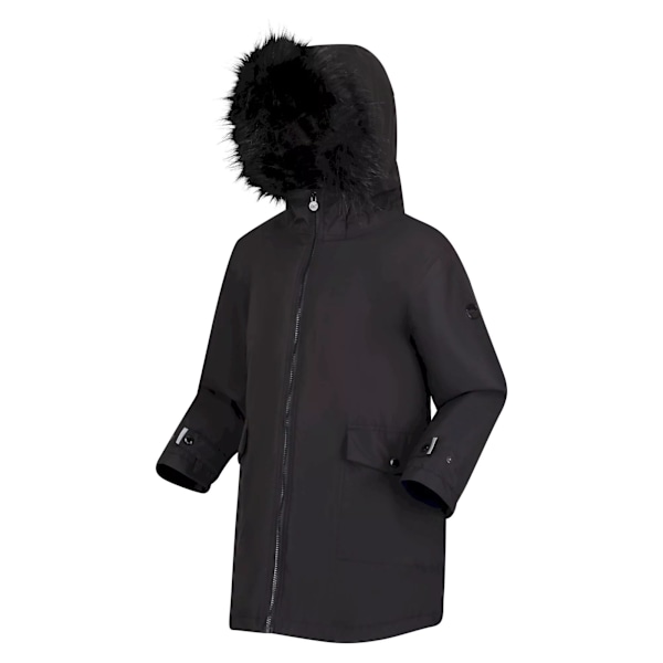 Regatta Barn/Barn Adelyn Vattentät Parka 7-8 År Svart Black 7-8 Years