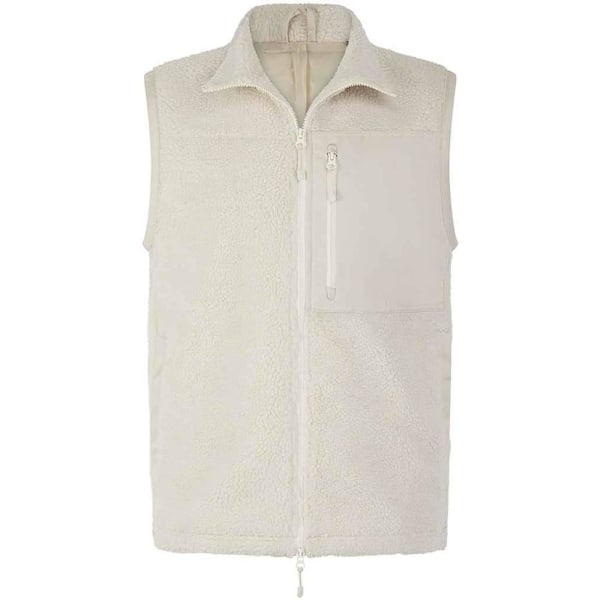 Front Row Unisex Vuxen Sherpa Återvunnen Väst M Natur Natural M