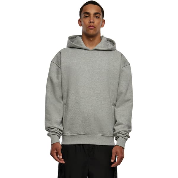 Bygg ditt varumärke Herr Oversized Hoodie M Heather Grey Heather Grey M