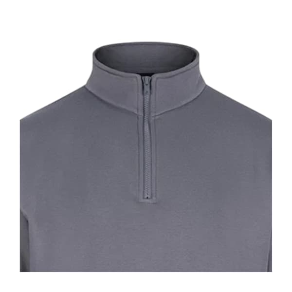 PRO RTX Herr Pro Sweatshirt med kvartslång dragkedja XS Solid Grå Solid Grey XS