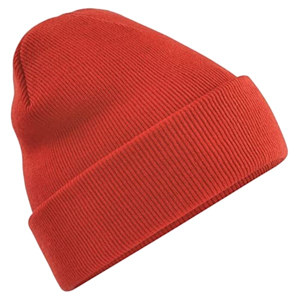 Beechfield Unisex Vuxen Original Cuffed Beanie One Size Fire R Fire Red One Size