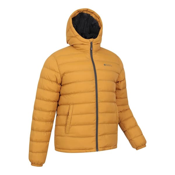 Mountain Warehouse Herr Seasons Pälsfodrad Vadderad Jacka 3X Mustard 3XL