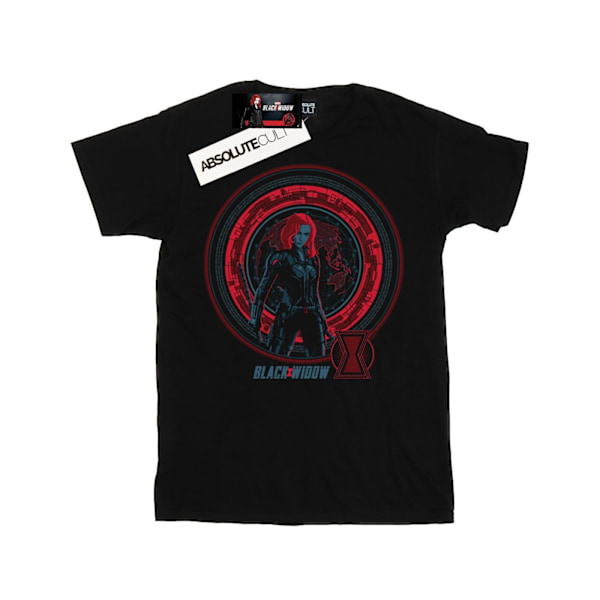 Marvel Womens/Ladies Black Widow Movie Computer Globe Bomull Bo Black M