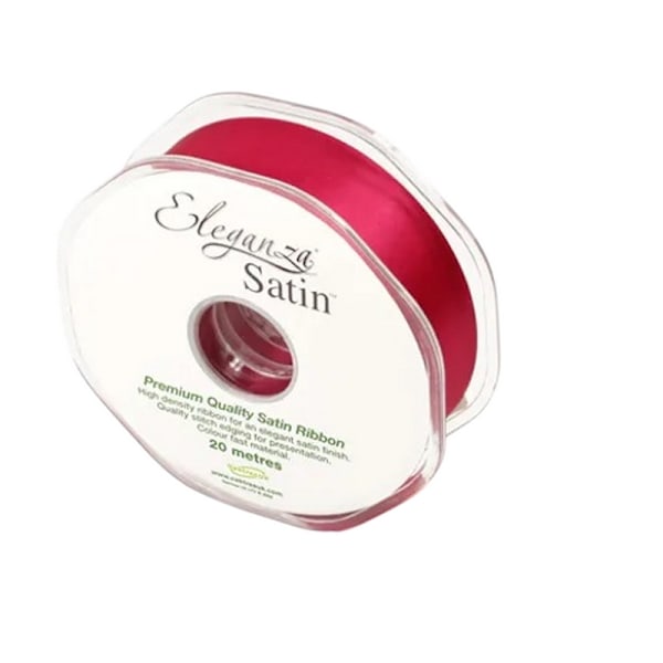 Oaktree Eleganza Satin Dubbelsidig Krullband One Size Cerise Cerise One Size