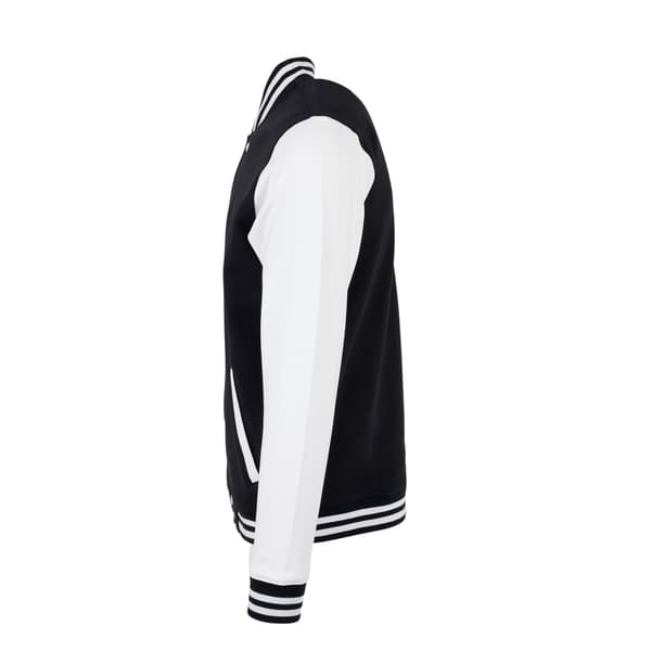 Bygg ditt varumärke Herr Basic College Jacka XXL Svart/Vit Black/White XXL