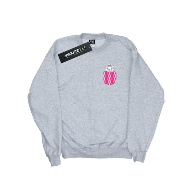 Disney Girls Aristocats Marie Chest Sweatshirt 12-13 år Spor Sports Grey 12-13 Years