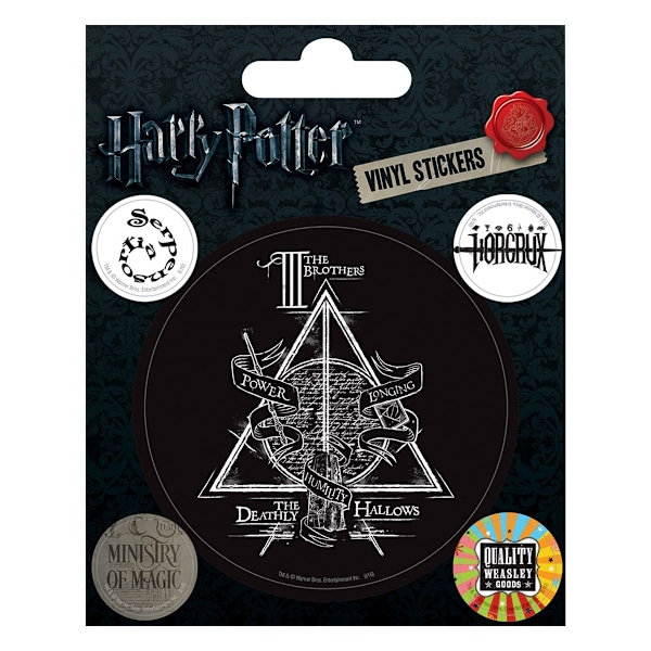 Harry Potter Vinyl Symbol Stickers (5-pack) En Storlek Flerfärgad Multicoloured One Size