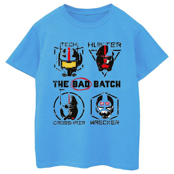 Star Wars: Bad Batch Boys Clone Force 99 T-shirt 3-4 år Sapp Sapphire Blue 3-4 Years