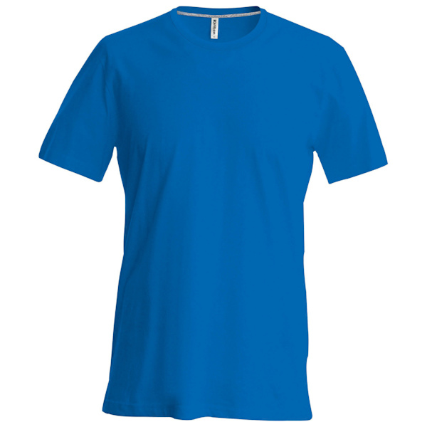 Kariban Slim Fit T-shirt med kort ärm och rund halsringning för män, M, Royal Blå Royal Blue M