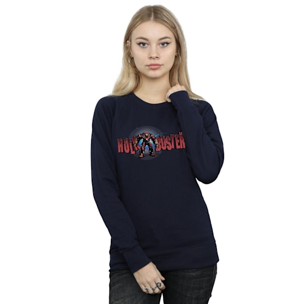 Marvel Womens/Ladies Avengers Infinity War Hulkbuster 2.0 Tröja Navy Blue XXL