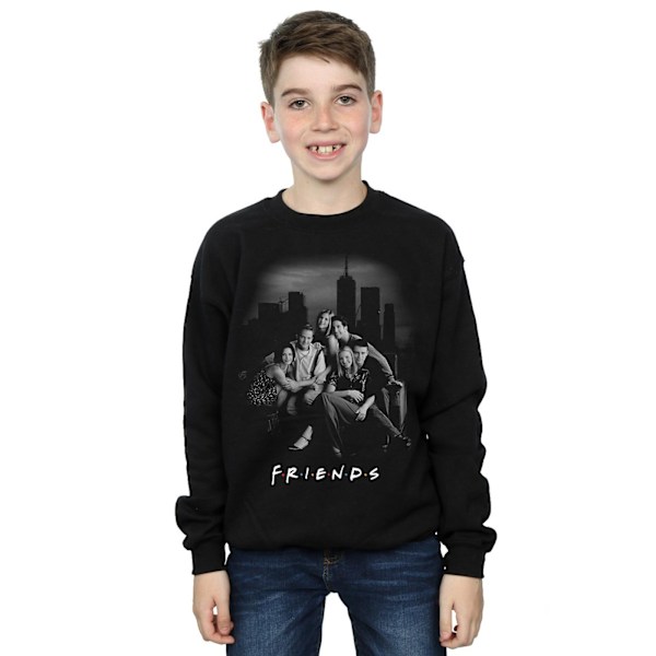 Friends Boys Group Photo Skyline Sweatshirt 5-6 år Svart Black 5-6 Years