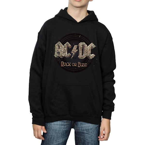 AC/DC Pojkar Rock Or Bust Hoodie 7-8 År Svart Black 7-8 Years