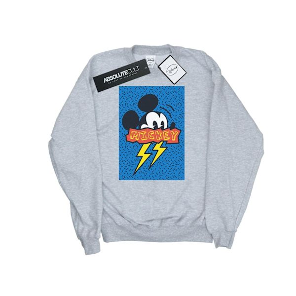 Disney Herr Mickey Mouse 90-talets Flash Sweatshirt 5XL Sports Grey Sports Grey 5XL